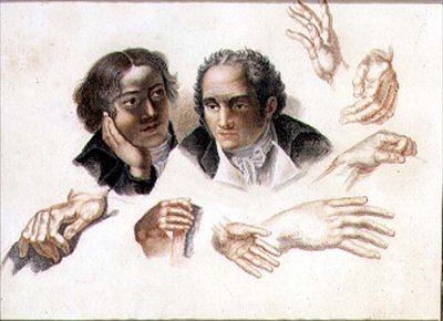 Studies of two gentleman