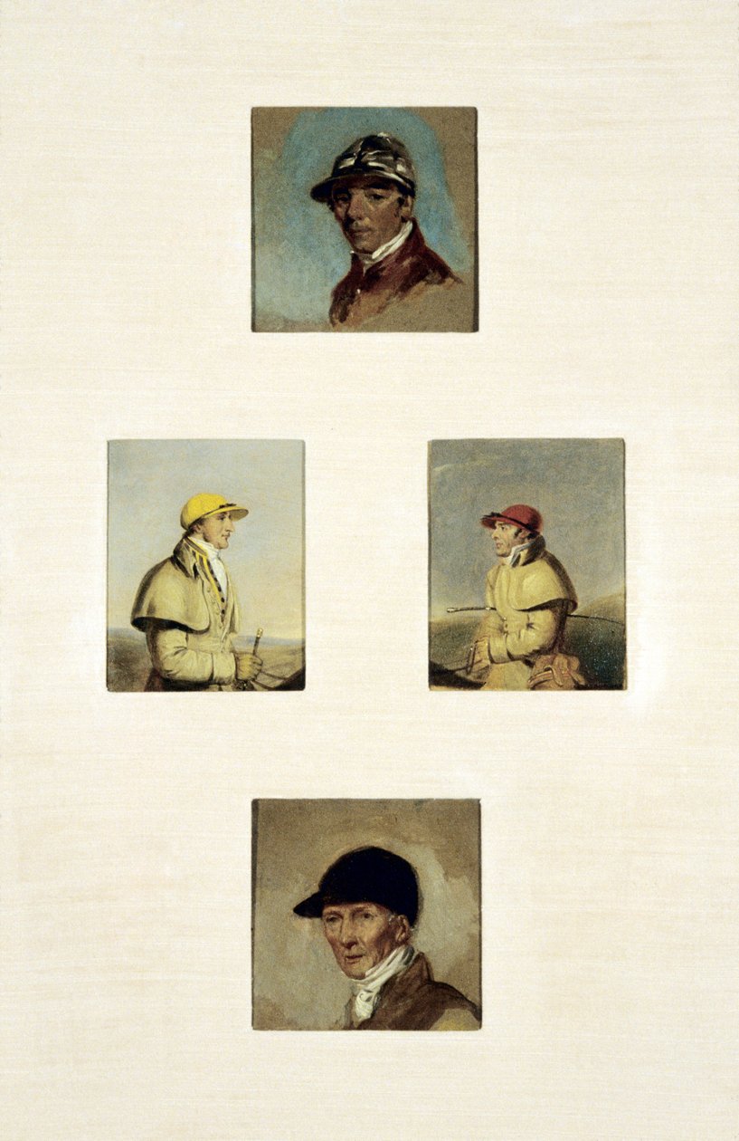 Studies of Jockeys by Abraham Cooper