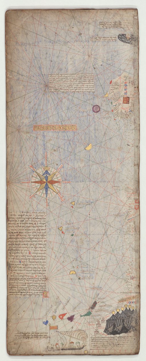 Catalan Atlas, Sheet 5 by Abraham Cresques