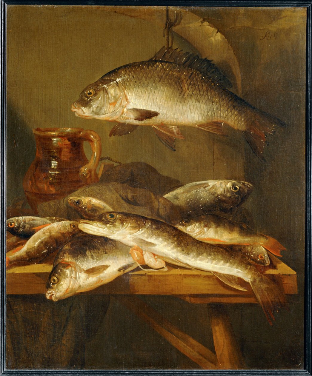 Still Life with Carp by Abraham Hendricksz van Beyeren