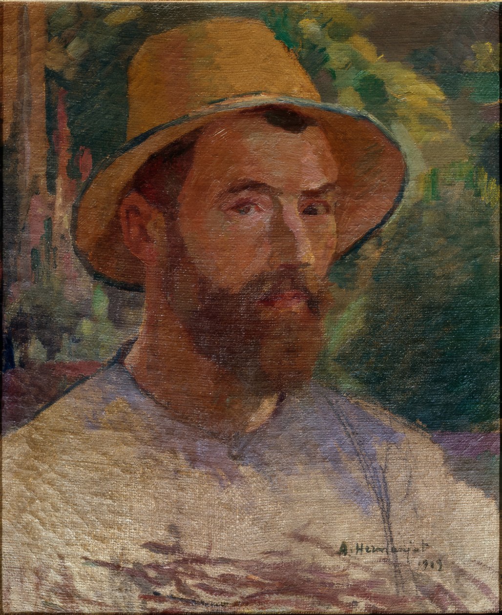 Self-portrait by Abraham Hermanjat