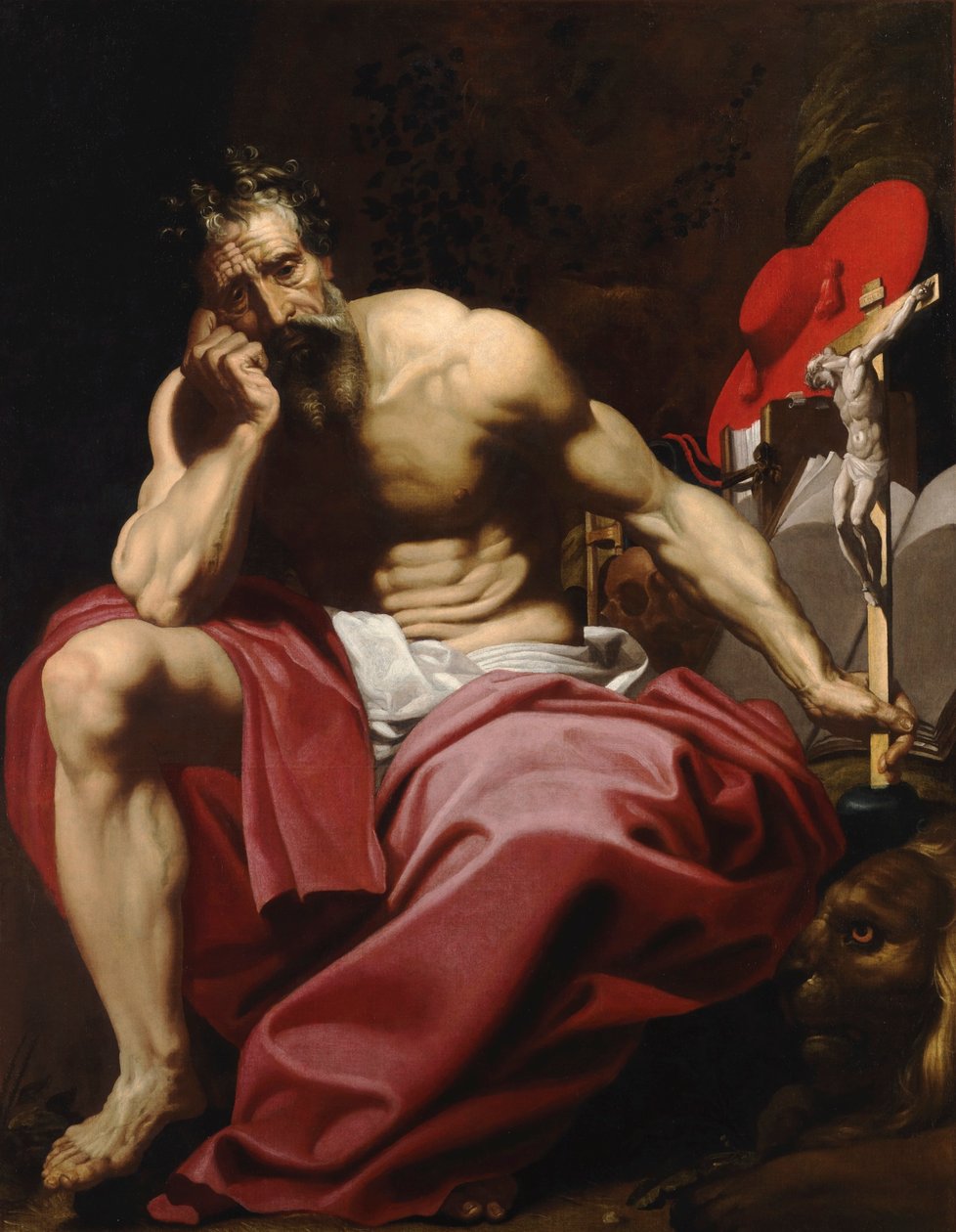 Saint Jerome by Abraham Janssens I