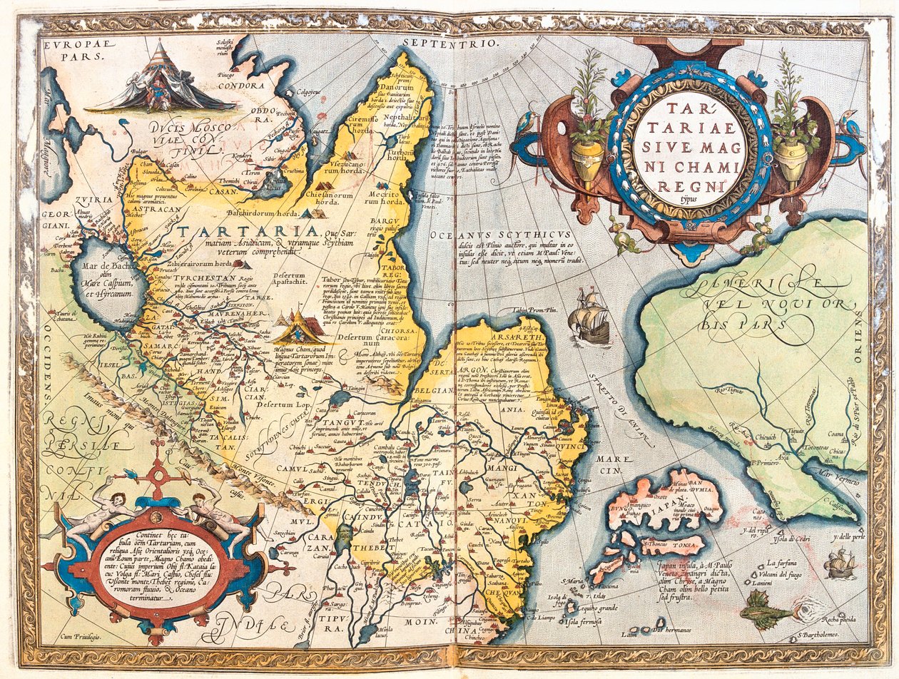 North-East Russia by Abraham Ortelius