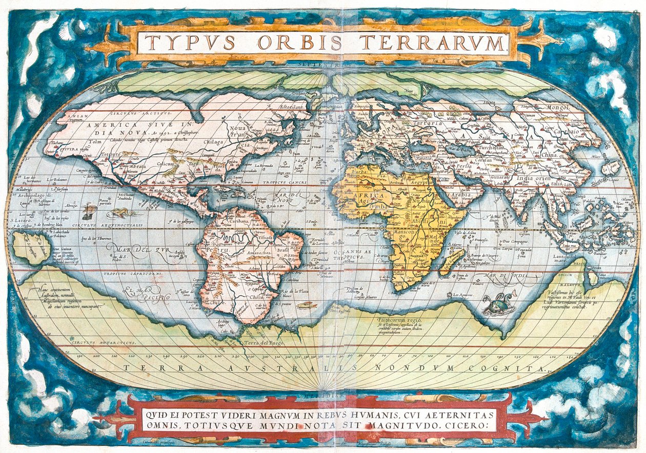 World by Abraham Ortelius