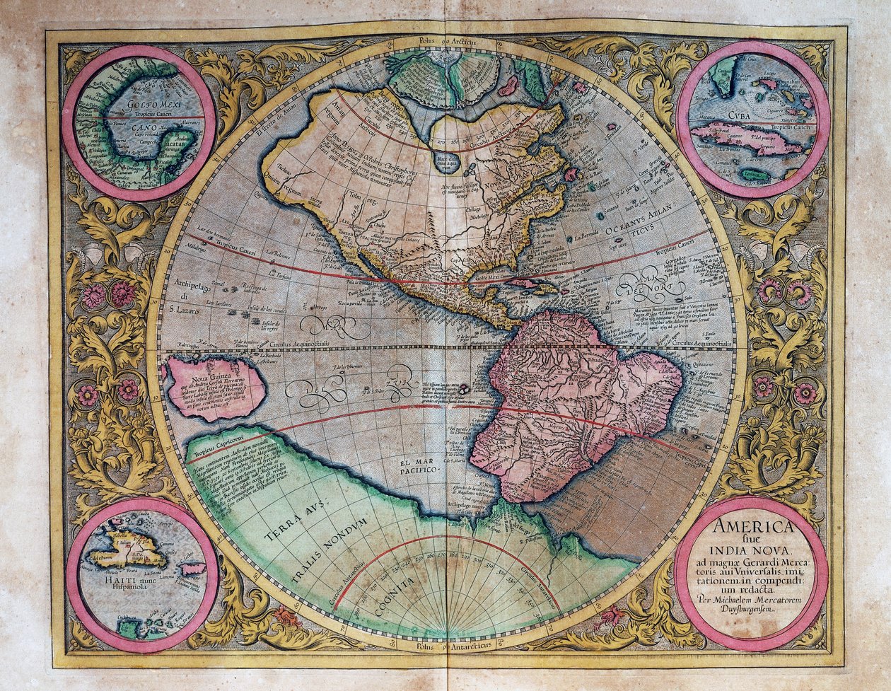 World Map by Abraham Ortelius (1527-1598) by Abraham Ortelius