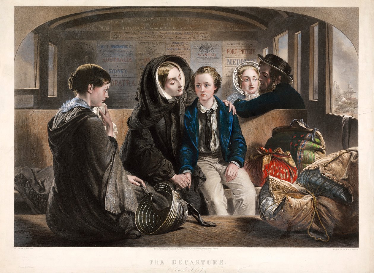 The Departure Second Class by Abraham Solomon