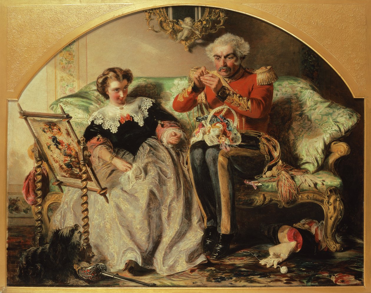 The Lion in Love by Abraham Solomon