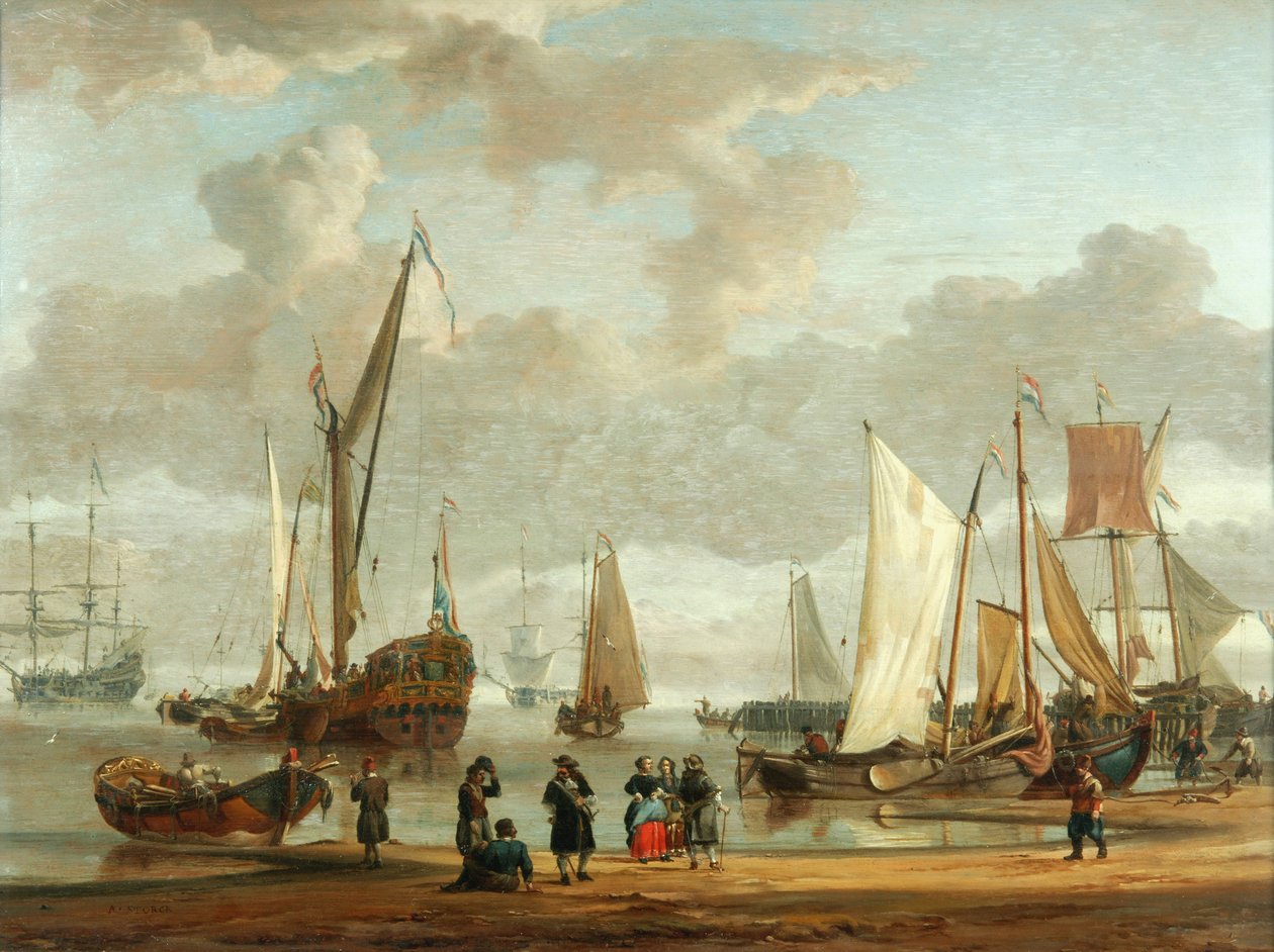 Coast Scene by Abraham Storck