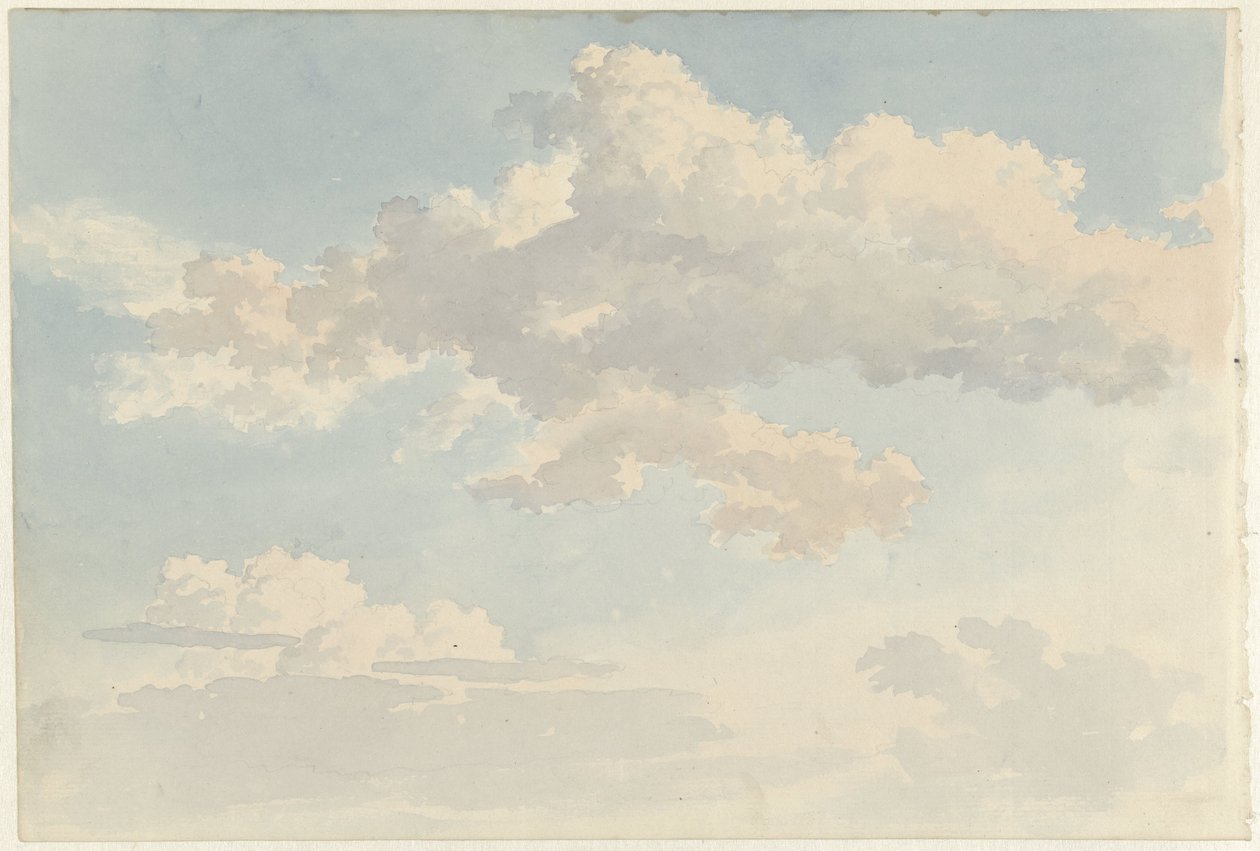 Clouds against Blue Sky by Abraham Teerlink
