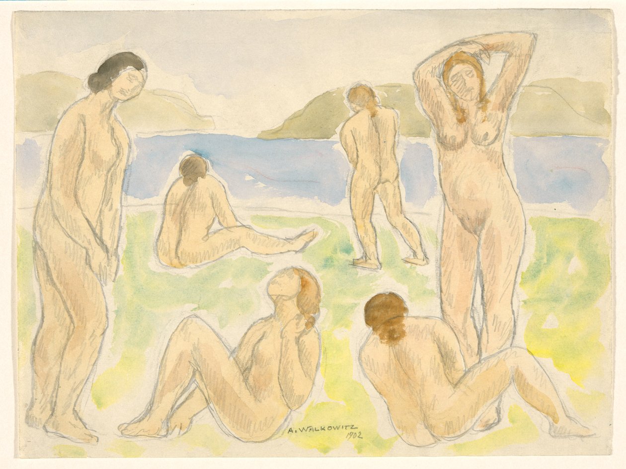 Bathers (or Figures) by Abraham Walkowitz