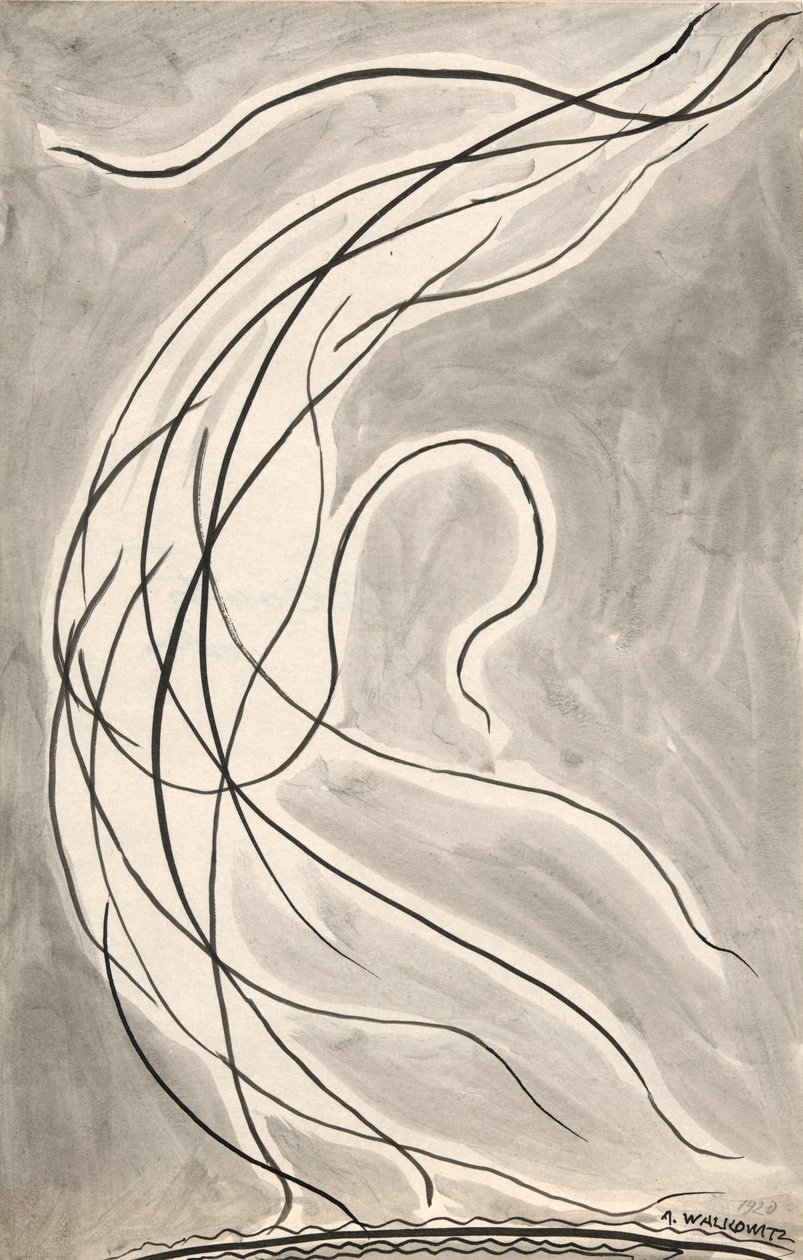 Rhythmic Lines: Dance Abstraction by Abraham Walkowitz