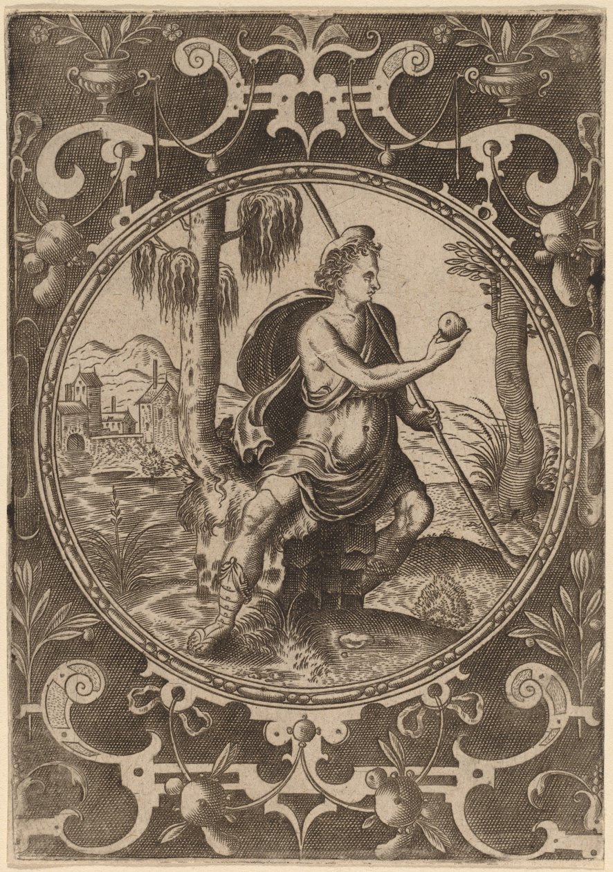 Paris with the Apple by Abraham de Bruyn
