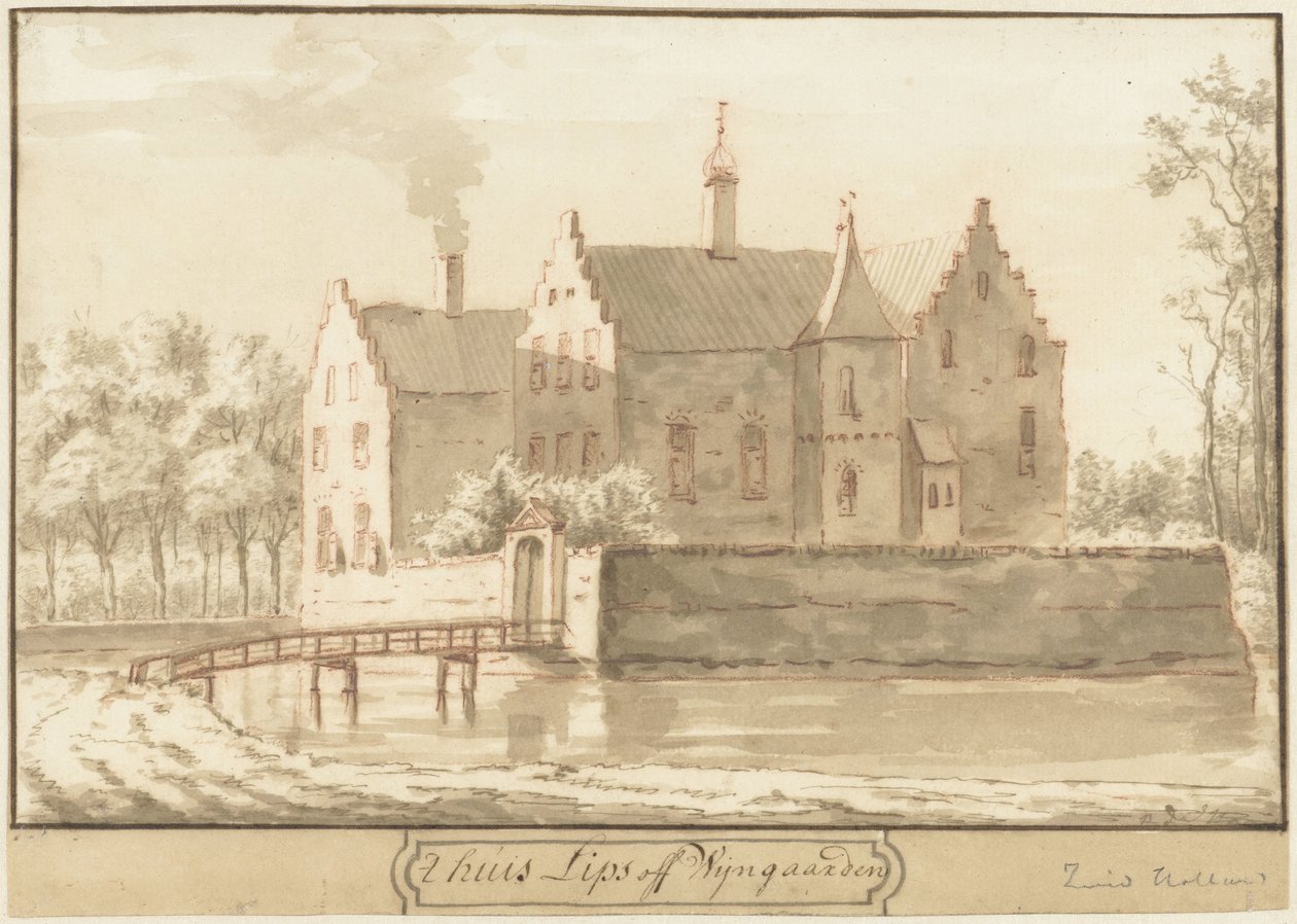 The House Lips or Vineyards by Abraham de Haen (II)