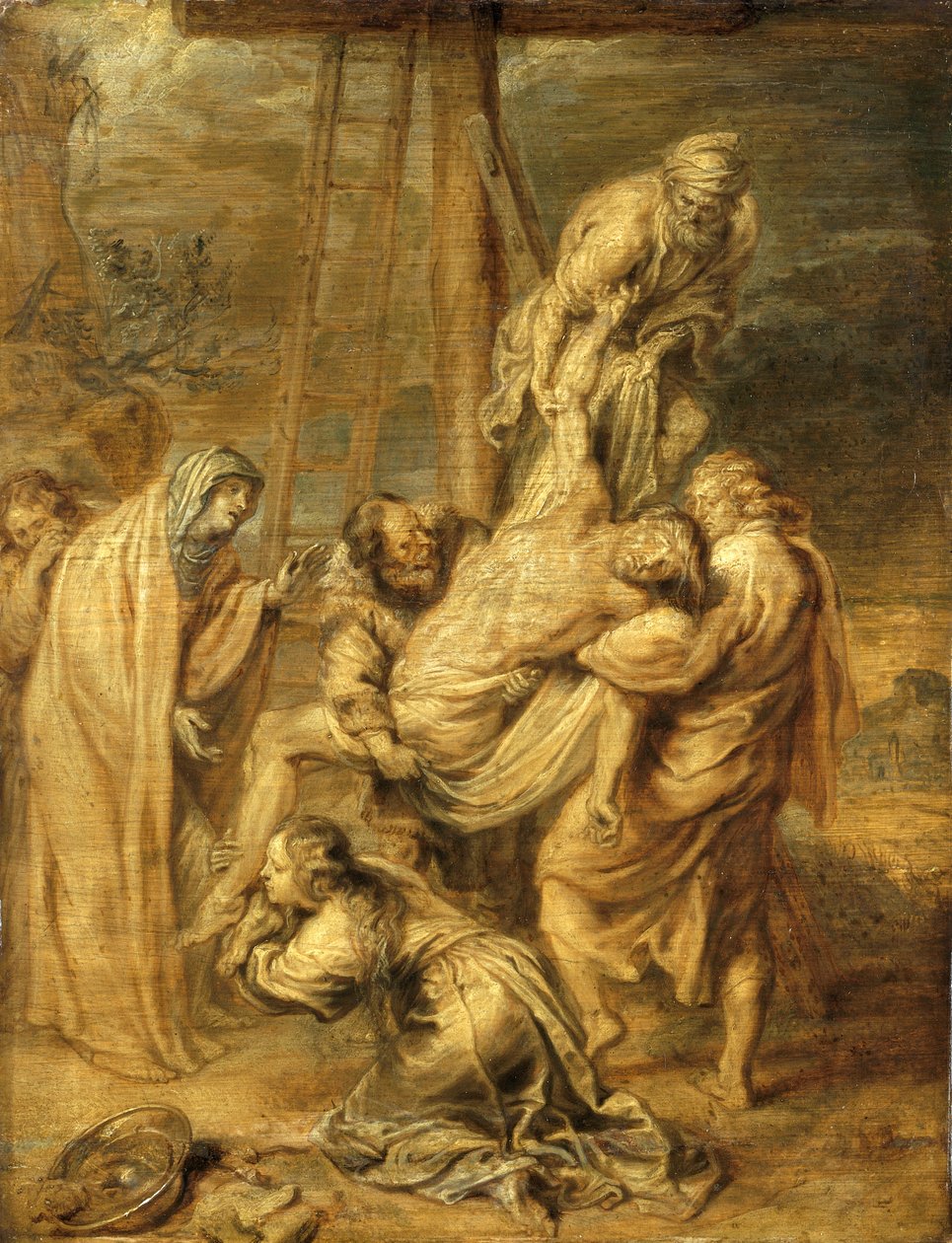 The Deposition by Abraham van Diepenbeck