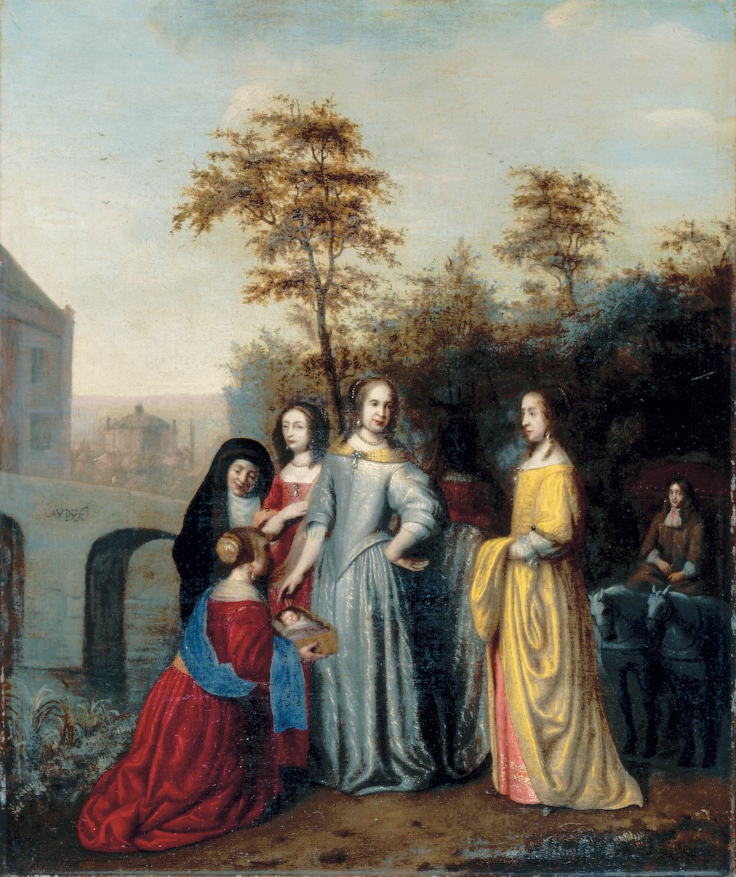 Finding of Moses by Abraham van Dyck