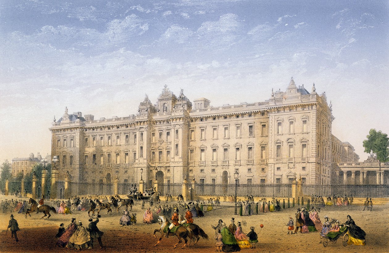 Buckingham Palace by Achille Louis Martinet