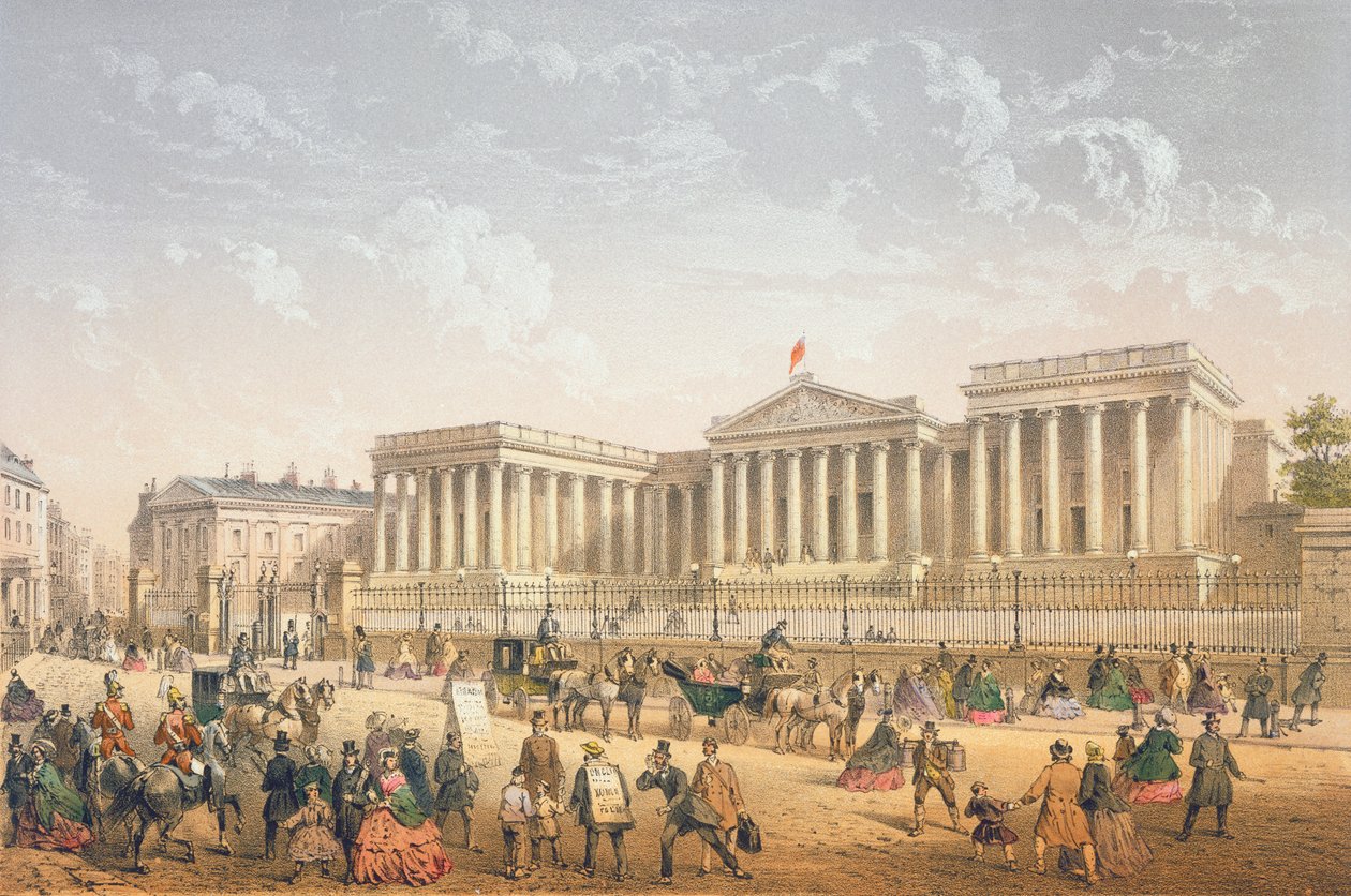 The British Museum by Achille Louis Martinet