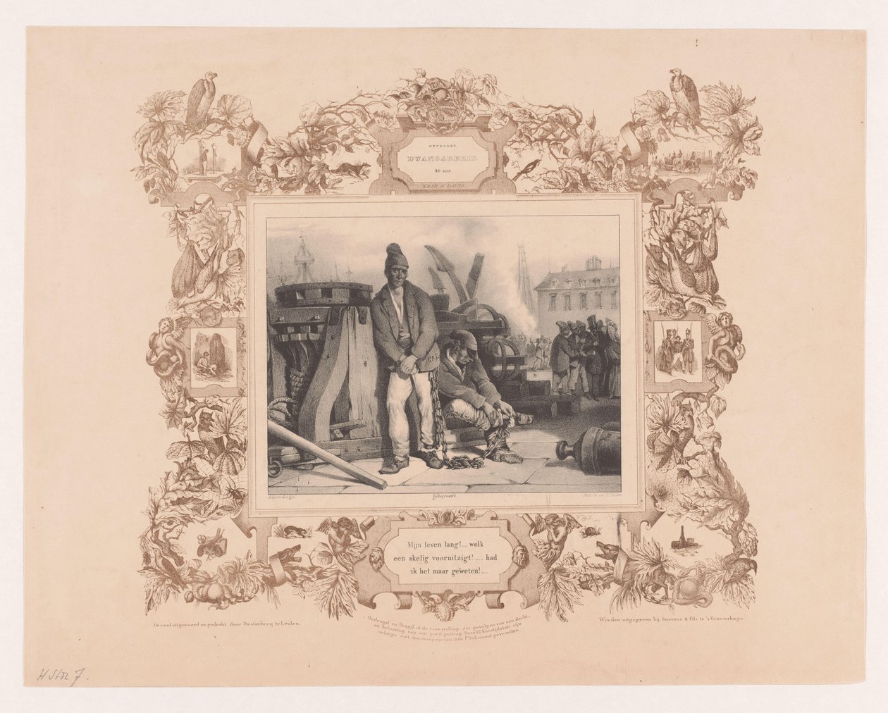 Opprobrium / Forced Labor / 40 Years (title on object) by Achille Girardot