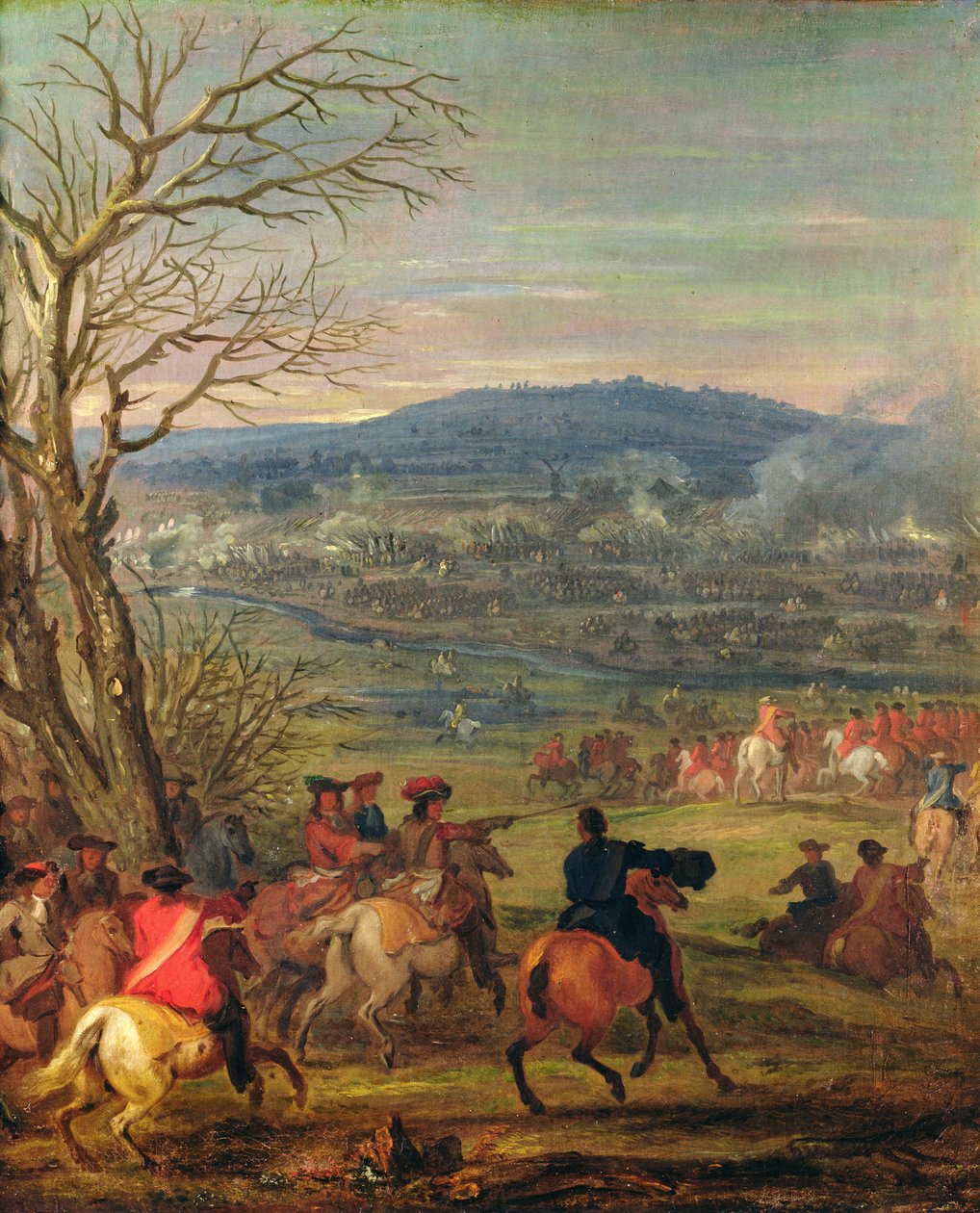 Louis XIV (1638-1715) in Battle near Mount Cassel, 11th April 1677, c.1678 by Adam Frans van der Meulen
