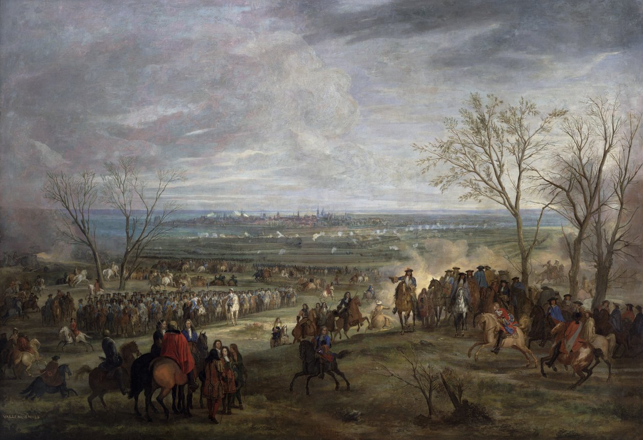The Siege of Valenciennes, 1677 by Adam Frans van der Meulen