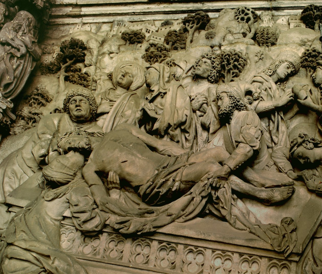Entombment of Christ (detail) by Adam Kraft