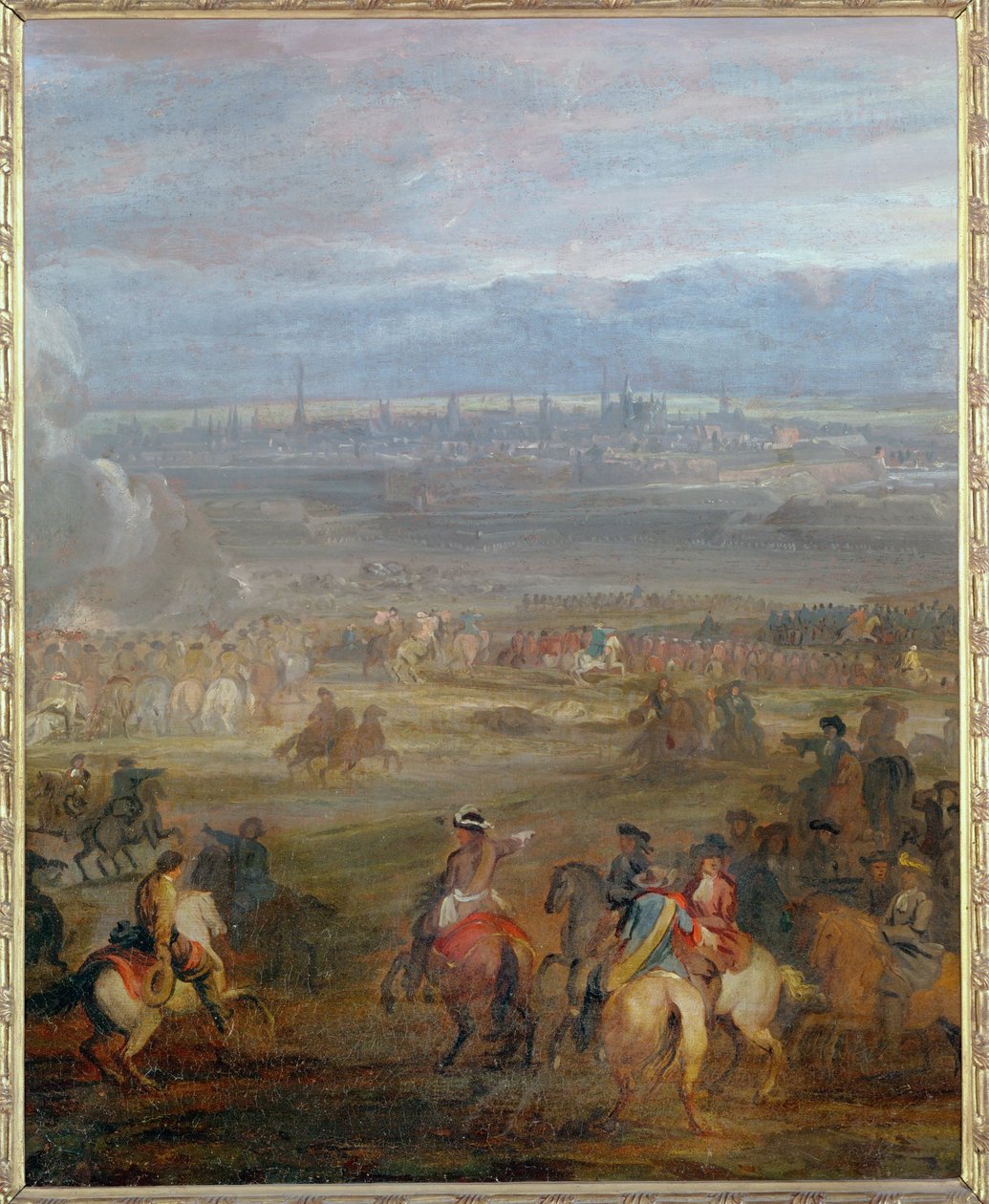 The Siege of Valenciennes by Adam Frans van der Meulen