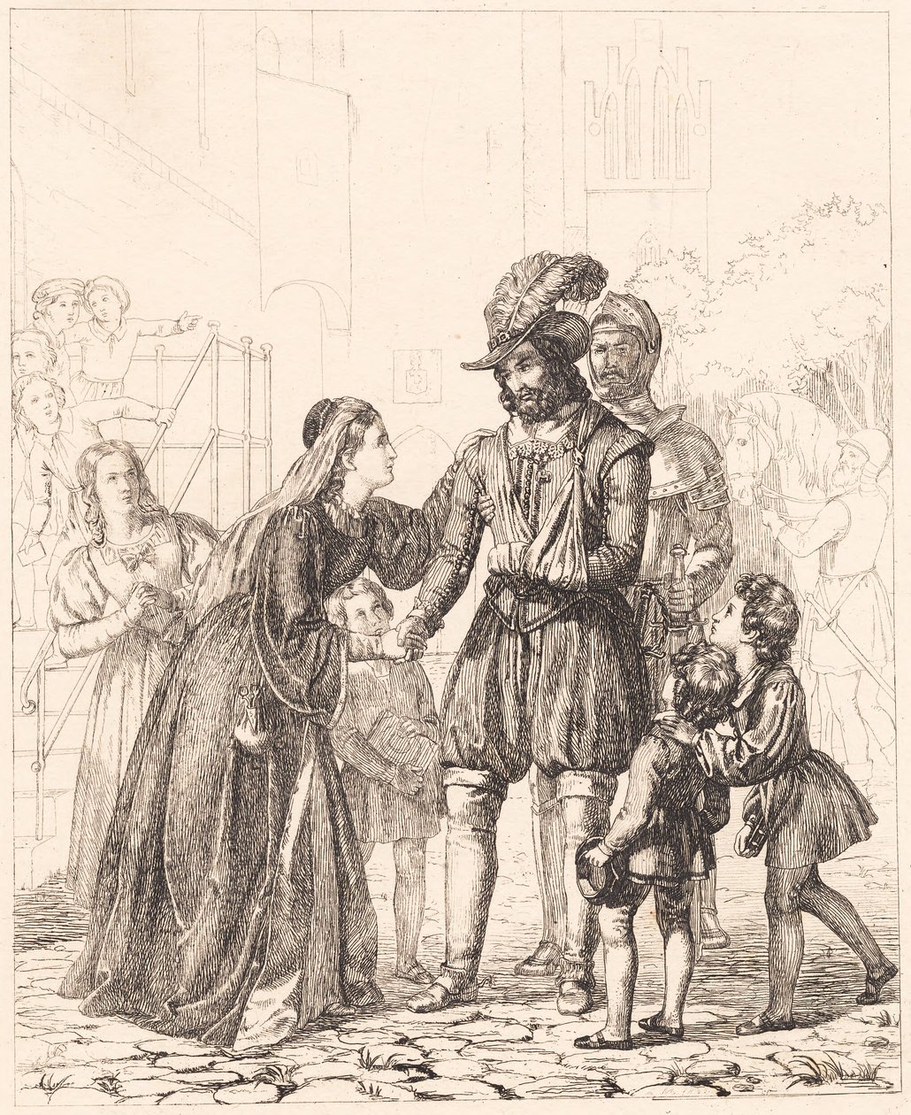 The Wounded Herluf Trolle by Adam Müller