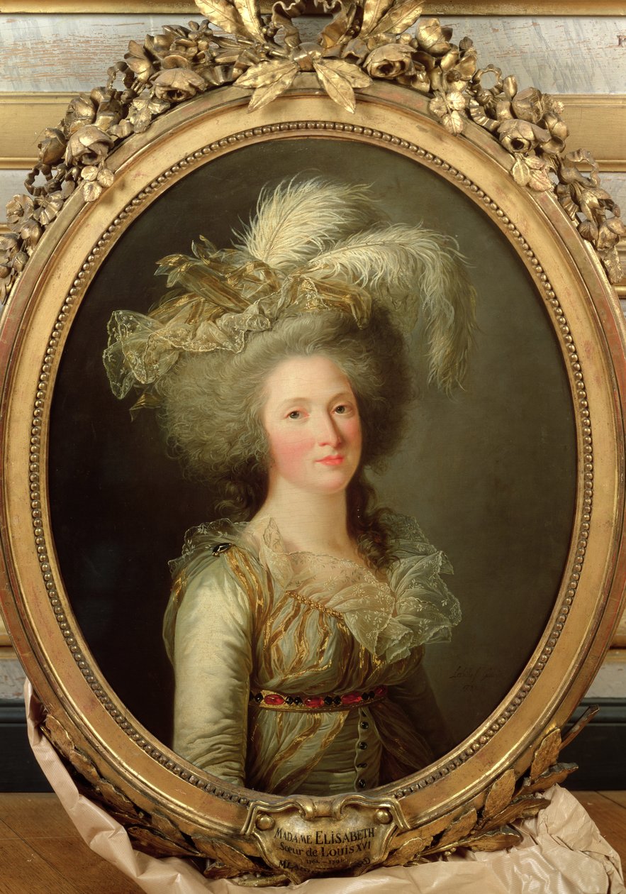 Elisabeth of France called Madame Elisabeth, 1788 by Adelaide Labille Guiard