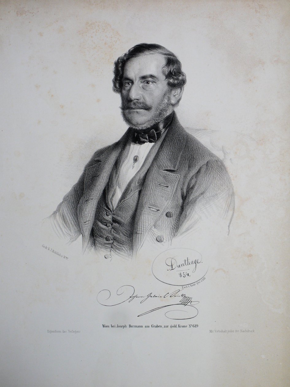 Johann Gabriel Seidl (1804-1875) by Adolf Dauthage