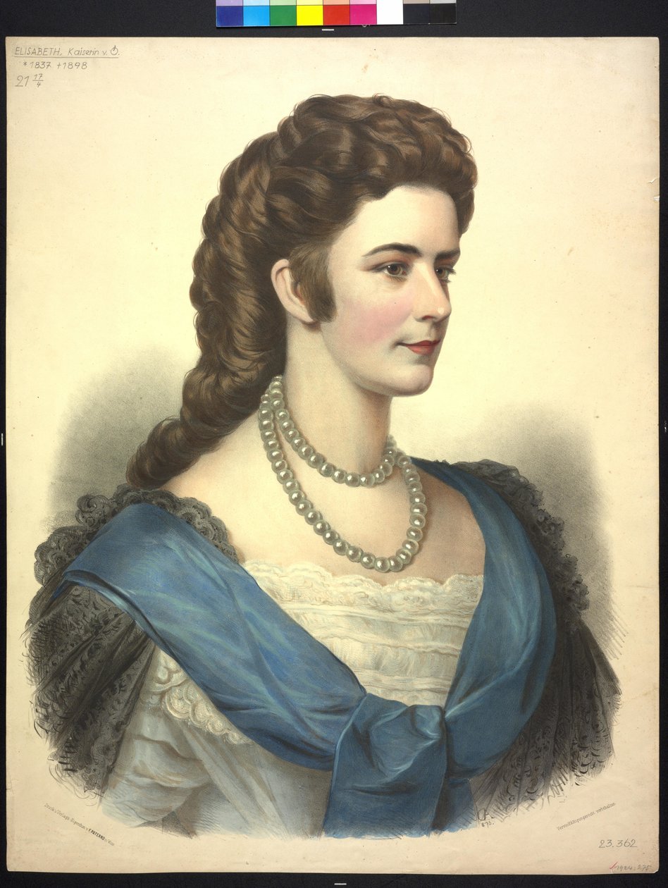 Empress Elisabeth of Austria by Adolf Dauthage