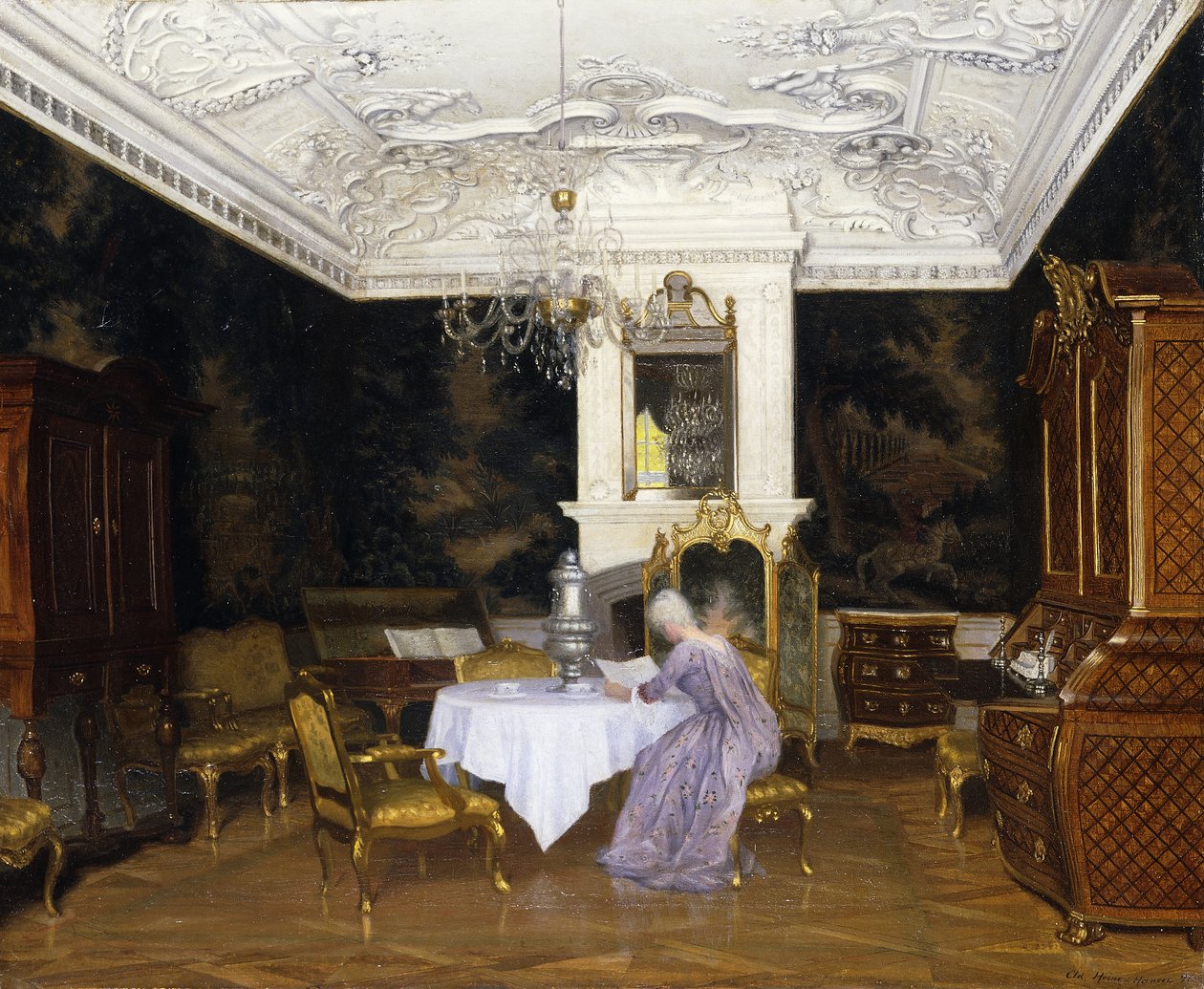 Fredensborg by Adolf Heinrich Hansen
