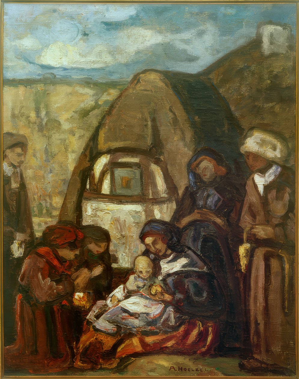 Adoration by Adolf Holzel