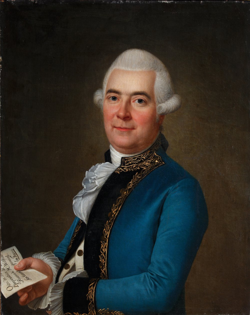 Portrait of Arvid Wittfooth, 1789 by Adolf Ulrich Wertmuller