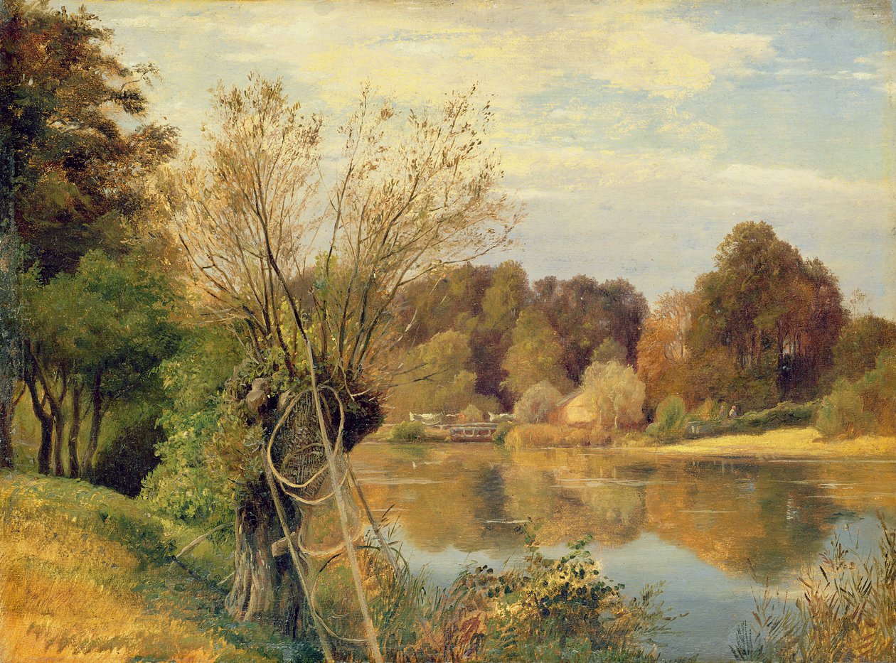 At the Mill by Adolf Vollmer