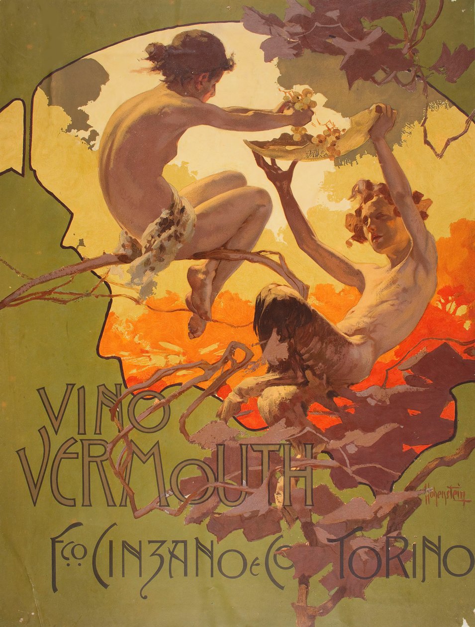 Vermouth Cinzano by Adolfo Hohenstein