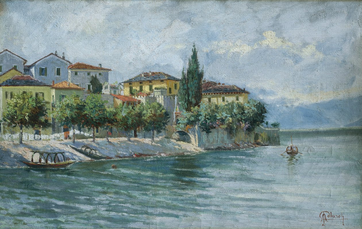 Lake Maggiore Landscape by Adolfo Polaroli