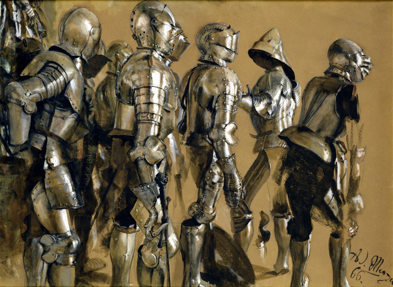 Armour, 1866 by Adolph Menzel