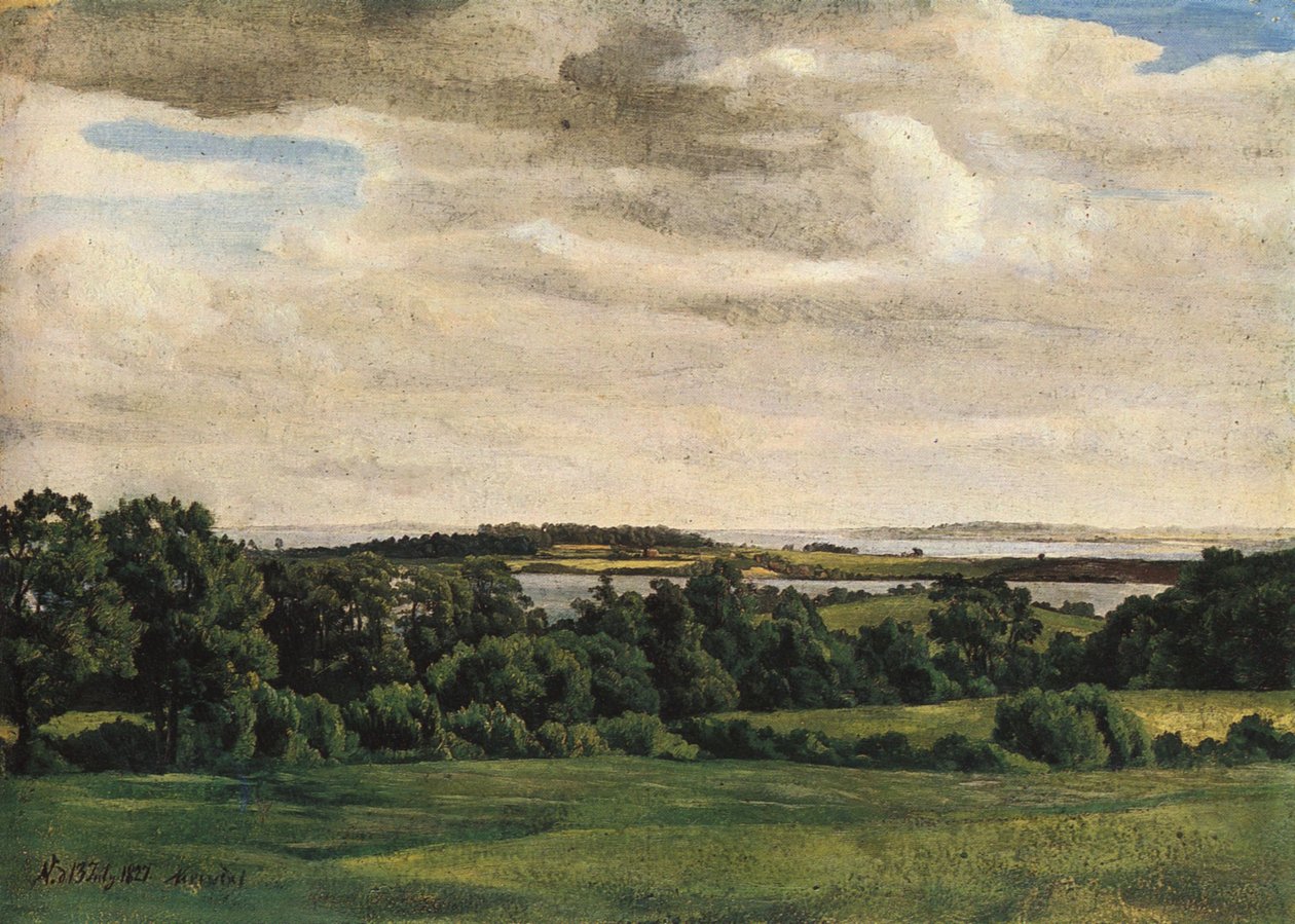 Holstein Landscape by Adolph Friedrich Vollmer