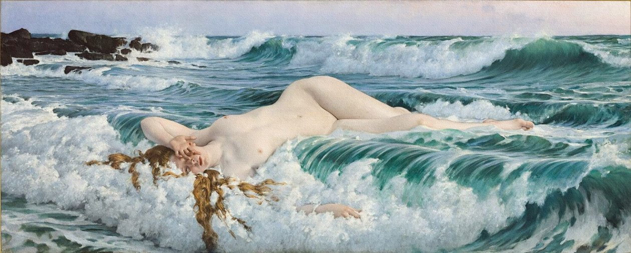 Aphrodite by Adolf Hiremy Hirschl