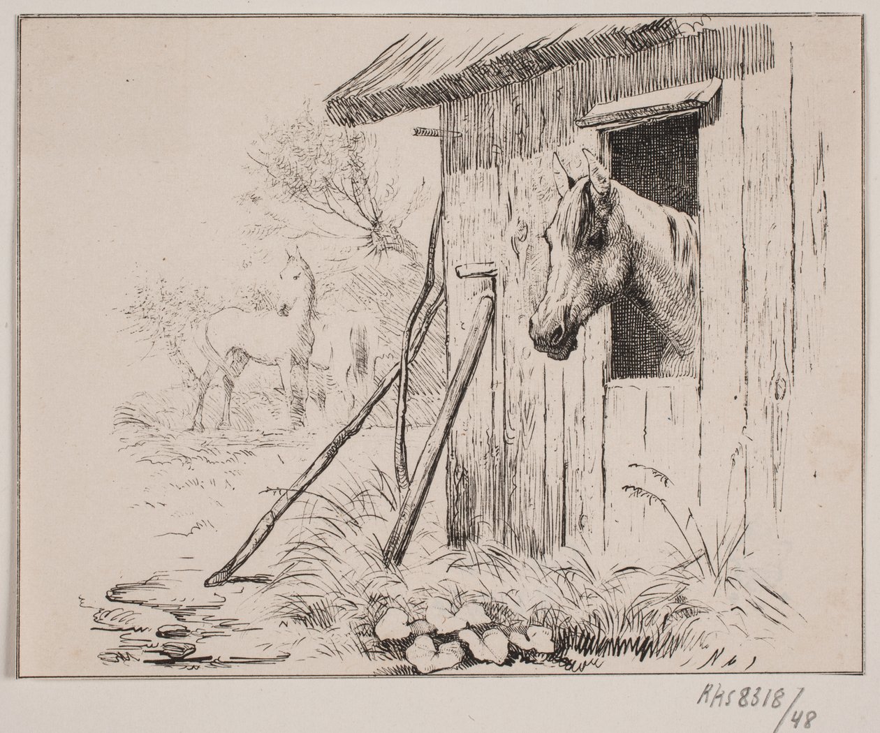 The Mill Horse by Johan Adolph Kittendorff