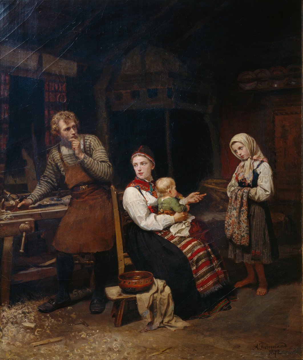 The Orphaned by Adolph Tidemand
