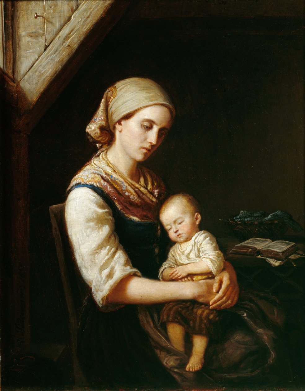 Widow by Adolph Tidemand