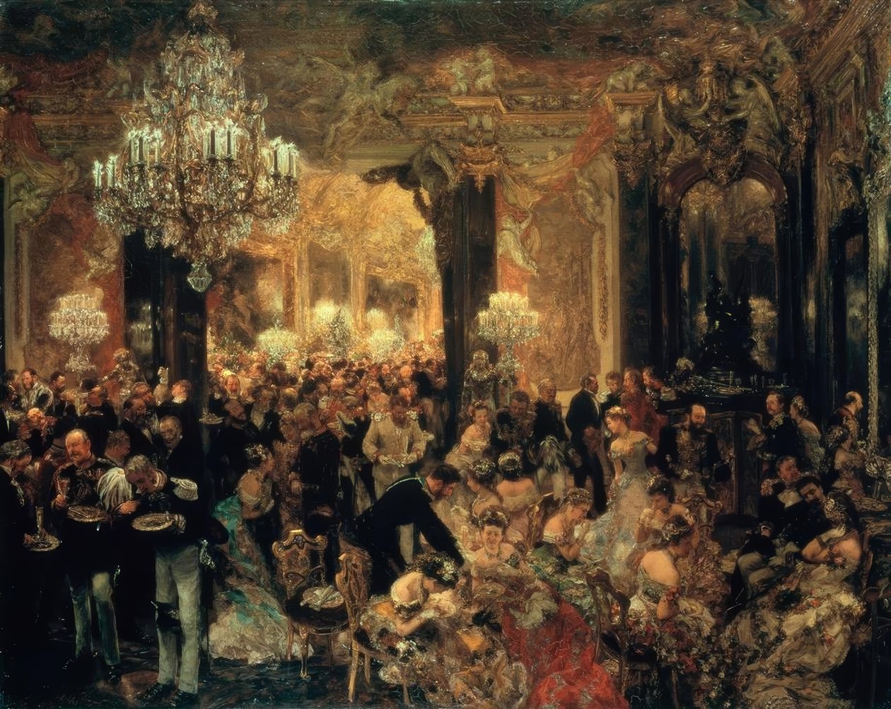 The Ball Supper by Adolph Menzel