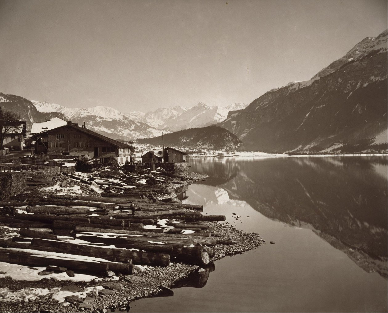 Lake Brienz by Adolphe Braun