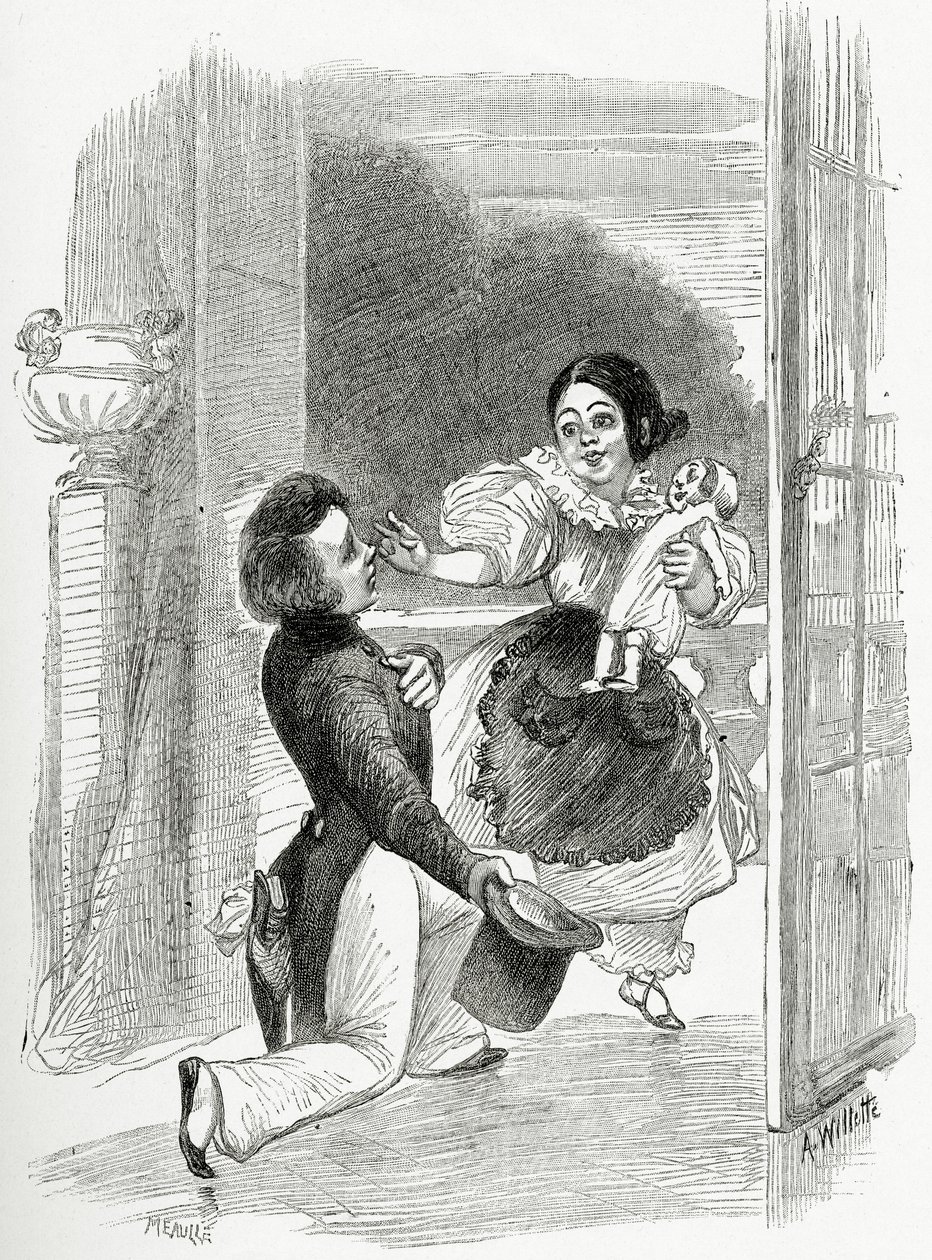 Illustration from Toute la Lyre, 19th Century by Adolphe Leon Willette