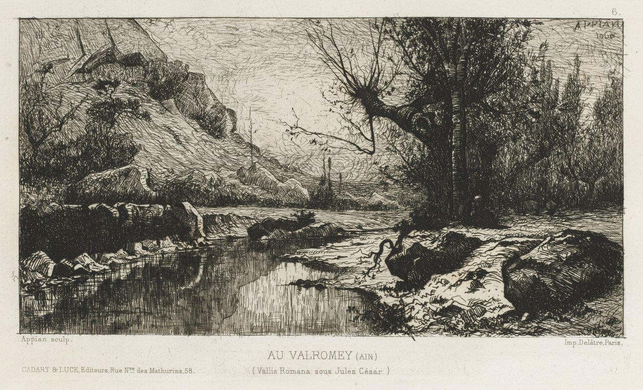 At Valromay (Ain) by Adolphe Appian
