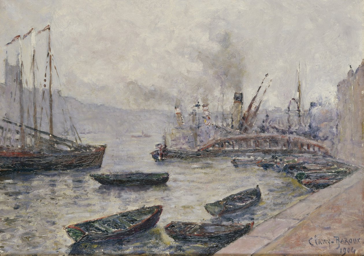 London Bridge by Adolphe Clary Baroux