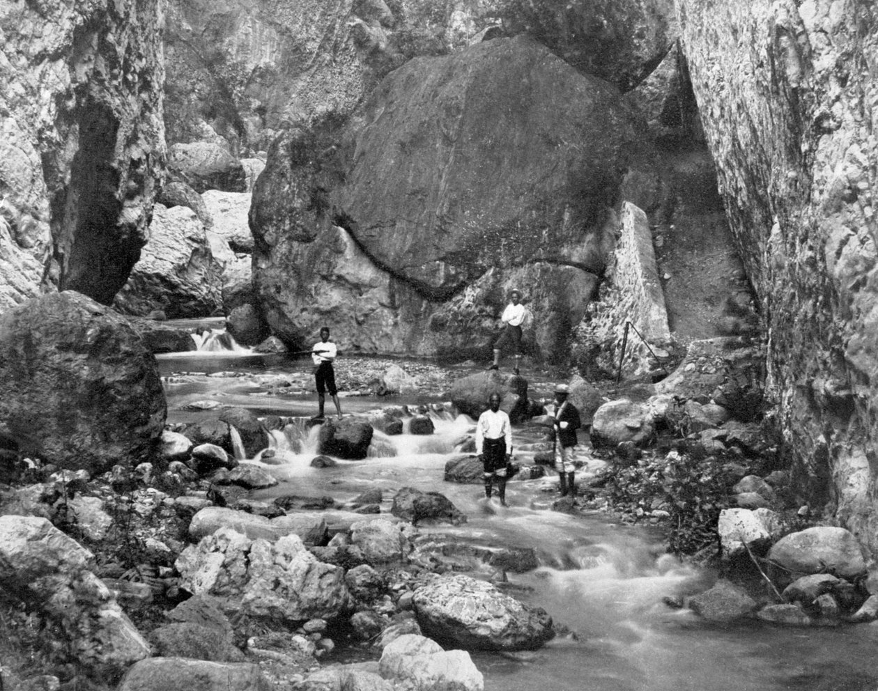 Cane River, Jamaica, c. 1905 by Adolphe Duperly and Son