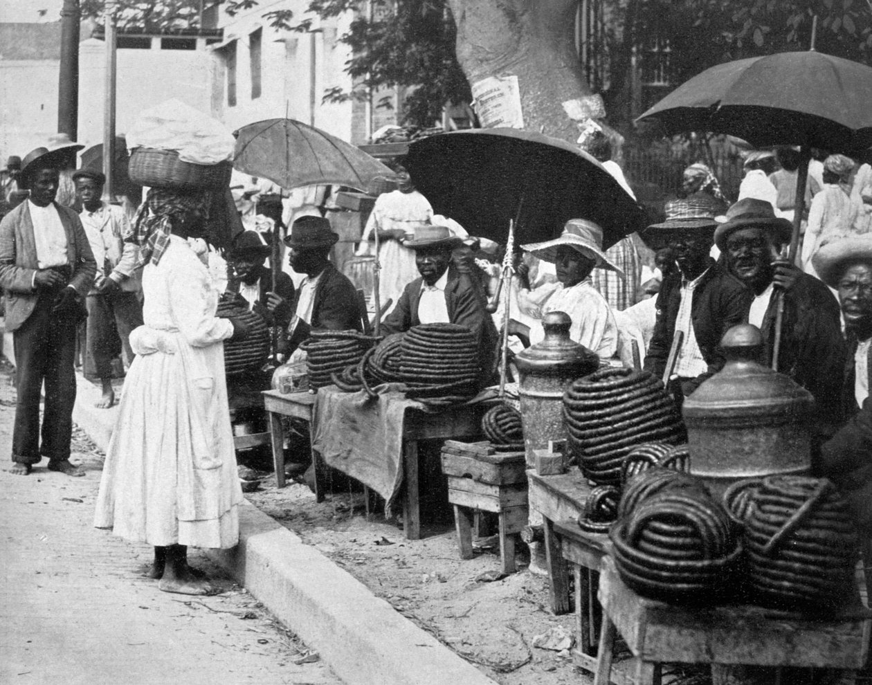 Rope Tobacco Sellers, Jamaica, c. 1905 by Adolphe Duperly and Son