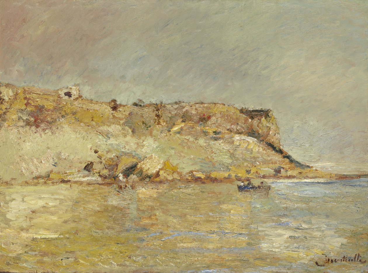 Coastal Mountain Range by Adolphe Joseph Thomas Monticelli